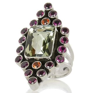 Nicky Butler Raj 8.95ct Prasiolite and Multigemstone Sterling Silver