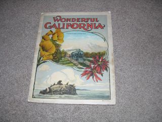  California CA Souvenir Book Pub F w Woolworth Co Illustrated
