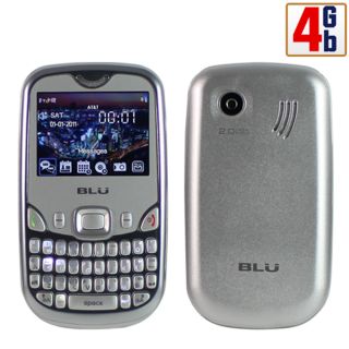 Blu Samba Elite Q200E 4GB Silver Unlocked at T T Mobile