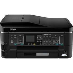 Epson WorkForce 630 All In One Inkjet Printer Scan Fax WiFi Tilt