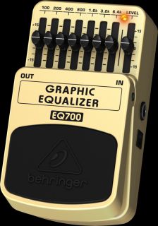 Behringer EQ700 Ultimate 7 Band Graphic Equalizer Guitar Pedal Fast
