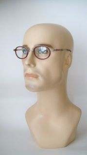 NEOSTYLE Frames Eyeglasses Spectacles Mens Vintage Burgundy Gun Round