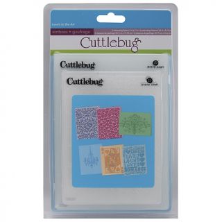 107 8302 scrapbooking cuttlebug embossing folder set love s in the air