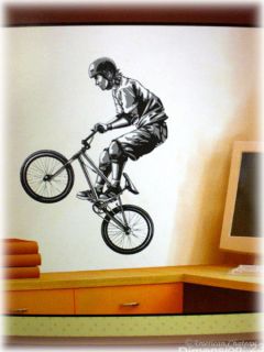 Deco Extreme Sport Decor Boys Room Bike BMX Wall Decal Mural Art