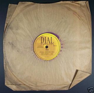Erroll Garner Trio B w Pastel 78 10 Dial Records 1016