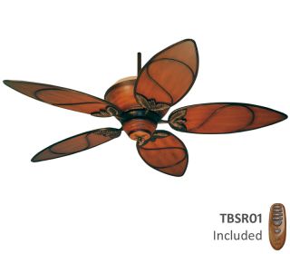 Tommy Bahama 52 Paradise Key Antique Brown Remote Control Ceiling Fan