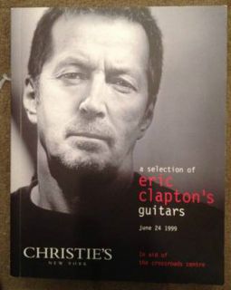 Eric Clapton Christies 1999 Catalogue from Erics Sale of 105 Guitars