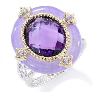 Opulent Opaques Amethyst, Purple Jade and Sapphire Sterling Silver
