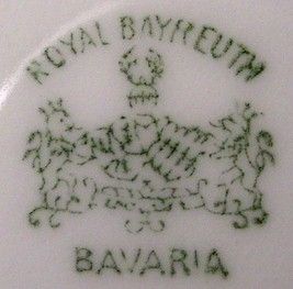 Royal Bayreuth China Fairmount Ptrn Covered Butter Dish
