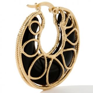 Jewelry Earrings Hoop Technibond® Gemstone Hoop Earrings