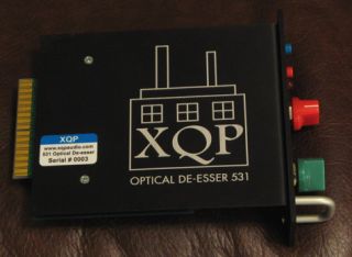XQP Audio 531 Optical de Esser for 500 Series API Racks Reduce Your