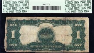 RARE 1899 $1 Star Note Black Eagle Silver Cert PCGS 12 A 