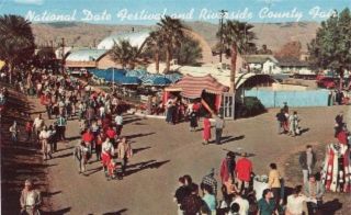 National Date Festival Riverside Cty Fair CA Postcard