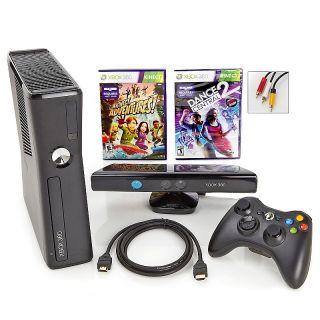 Xbox 360 Kinect 4GB Dance Central 2 Game Bundle with 1 month long Hulu