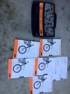 2006 KTM 105 SX 105SX Owners Manual 5 Languages spare parts manual and