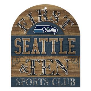 162 745 football fan nfl first and ten wood sign seahawks rating