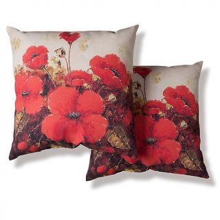153 293 set of 2 outdoor pillows with floral design note customer pick