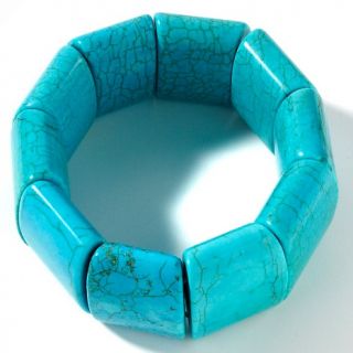 153 437 sonoma studios sonoma studios blue howlite stretch bracelet