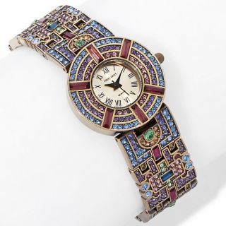 164 528 heidi daus heidi daus coliseum pave crystal bracelet watch