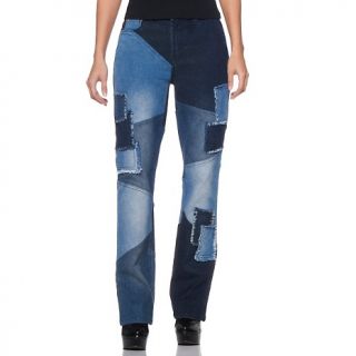 157 517 diane gilman dg2 patchwork denim boot cut jeans note customer