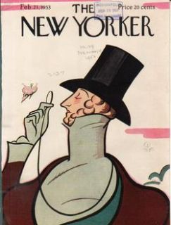1953 Eustace Tilley Rea Irvin Art February 2 21 53 The New Yorker