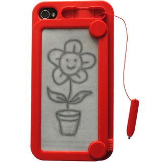 New iPhone 4S 4 Case Ifoolish Etch A Sketch Magic Drawing Case with