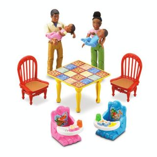 Fisher Price Loving Family Grand Victorian Dollhouse w Dolls African