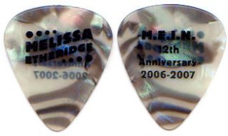 Melissa Etheridge Guitar Pick Pick  2006 2007 M.E.I.N fan club tour