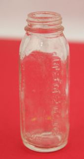 Vintage Childs Toy Glass Baby Bottle Evenflo Salesman Sample