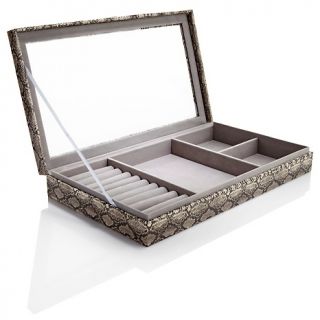 183 913 colleen lopez snake print large stackable jewelry box note