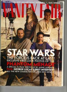 Natalie Portman Ewan McGregor George Lucas Vanity Fair Magazine 2 99