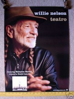 Willie Nelson Promotional Poster Emmylou Harris Tetro