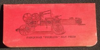 1890s Farquhar Steam Engines Tractors Sawmill York PA