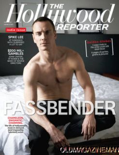 MICHAEL FASSBENDER shirtless The Hollywood Reporter magazine January