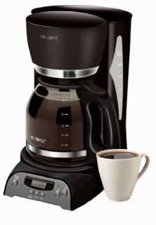 NEW Mr. Coffee 12 Cups Programmable Coffee Maker Black Fast Fresh
