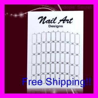 Nail Art False Nail Salon Exhibition Stand Board Demo Display tool