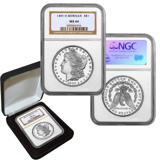 203 990 coin collector 1885 ms64 ngc o mint morgan silver dollar