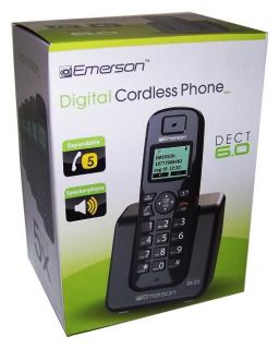  Cordless Phone DECT 6 0 5 Phone Expandable Emerson EM6000 House Phone