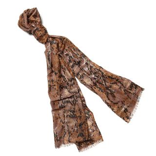 194 696 chi by falchi chi by falchi snake print metallic scarf rating