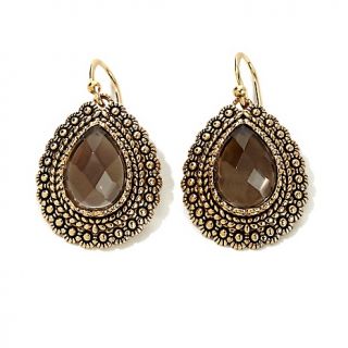 209 691 studio barse smoky quartz bronze earrings rating be the first