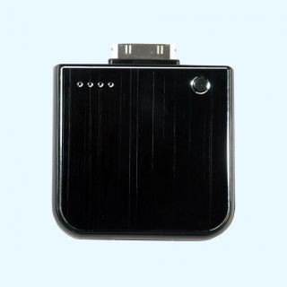 1900mAh External Backup Battery Charger for iPhone 4 3G 3GS iPod Black