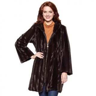 205 211 iman mink faux fur luxury brocade reversible coat rating 235 $