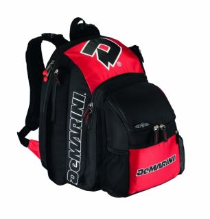 DeMarini Voodoo Baseball Softball Sports Backpack Bat Bag Red
