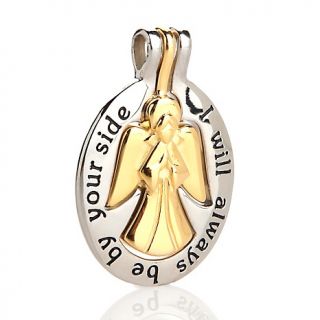 Michael Anthony Jewelry Inspirational 2 piece Stainless Steel Pendant