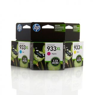 219 726 hp hp 3 pack of hp933 color officejet ink cartridges rating be