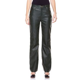 223 814 diane gilman seamed leather like boot cut jeans note customer