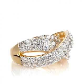202 716 absolute 2 89ct absolute triple overlay pave bridge band ring