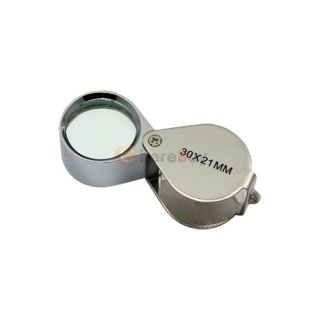 30x Jeweler Eye Loupe Loop Magnifying Magnifier 30x21mm