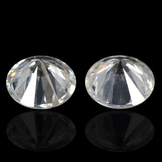 44 cts Natural F Color Diamond Loose Gemstone Round Cut Pair