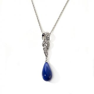 227 911 victoria wieck blue lapis and white topaz sterling silver